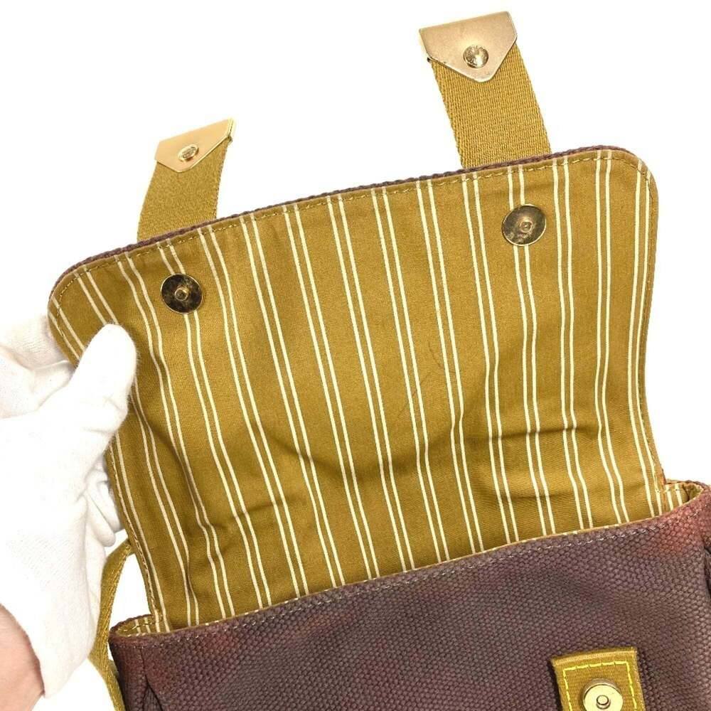 LOUIS VUITTON Brown Canvas Pochette Shoulder Bag - Picture 15 of 16